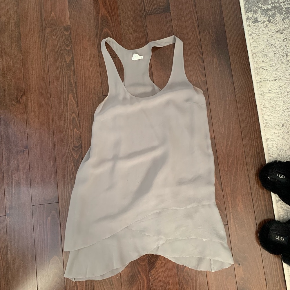 Club Monaco Silk Racerback Tank XS